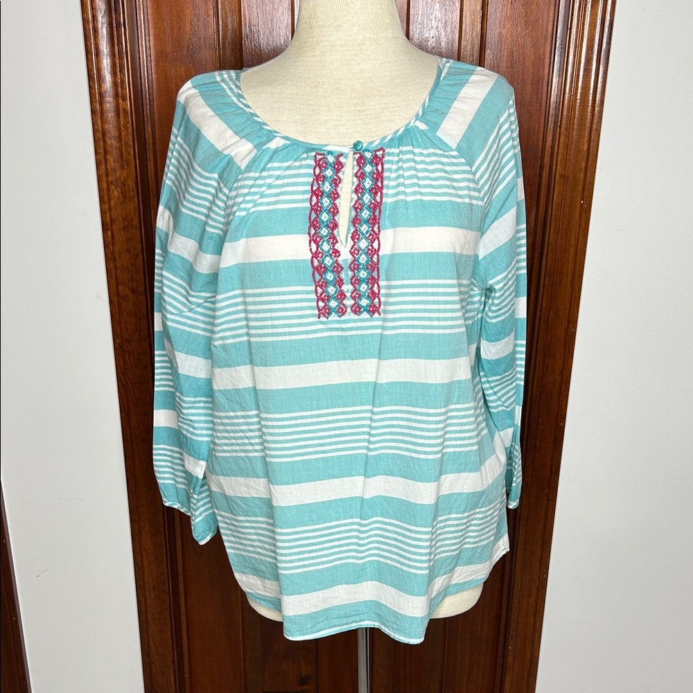 Talbots ladies size L tunic top